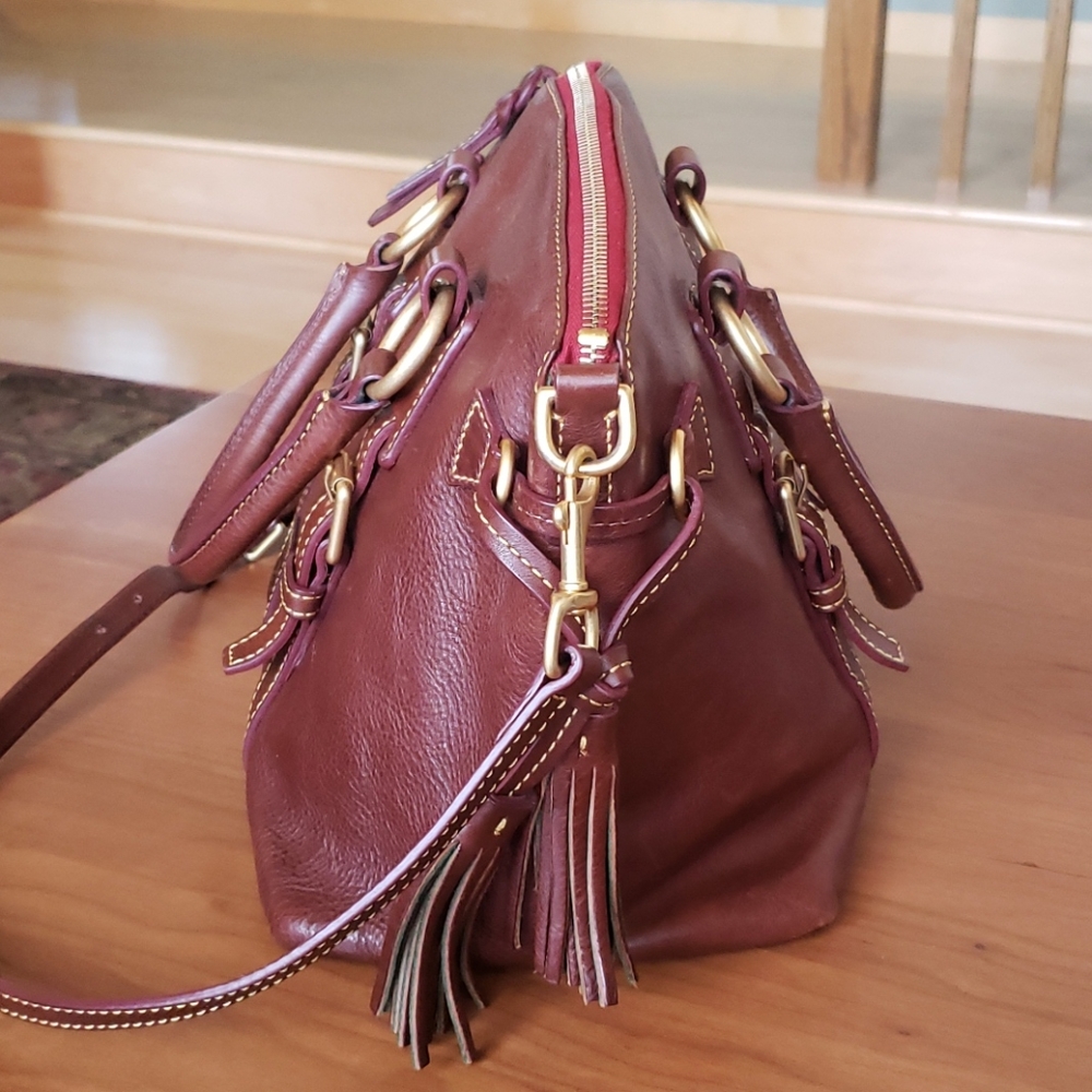 Dooney & Bourke Florentine Domed Buckle Satchel - Picture 8 of 12